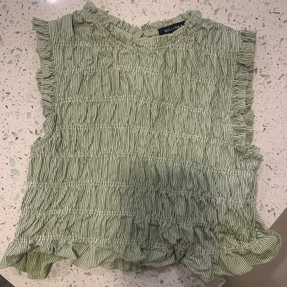 Cropped Ruffle Tank